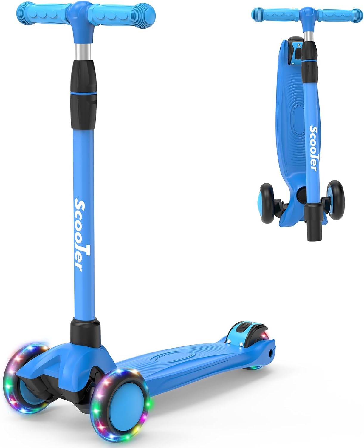 Generic Scooter Lighted Wheels 3 Adjustable