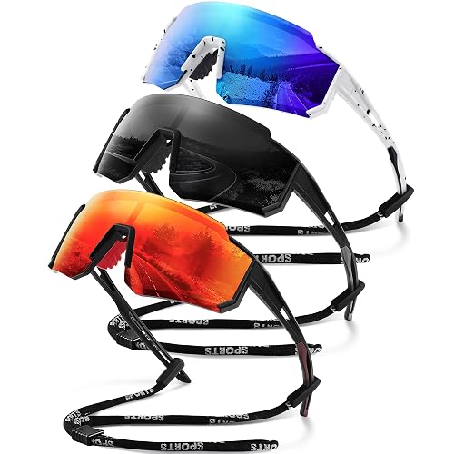 gesruny Polarized Sport Sunglasses for Men and