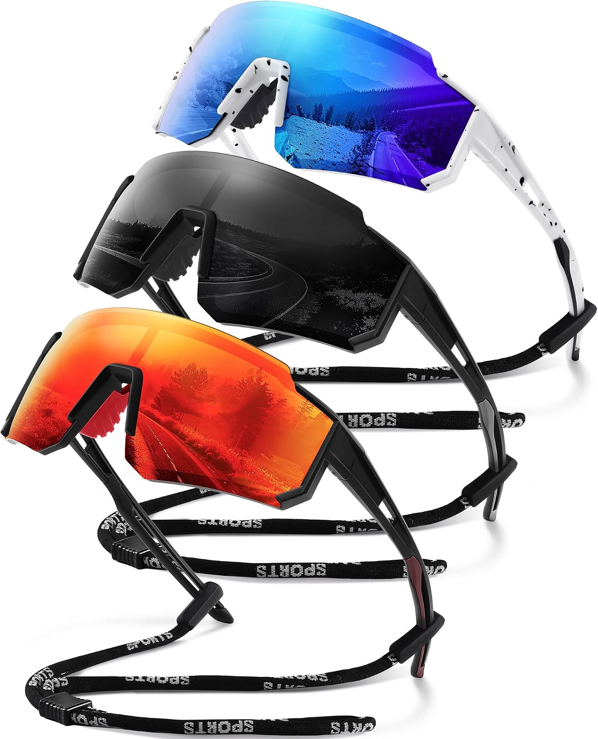 Gesruny Polarized Sunglasses Lightweight Protection