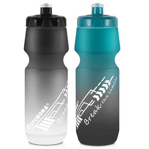 GIFUBOWA 24oz Bike Water Bottle Leakproof Squeeze