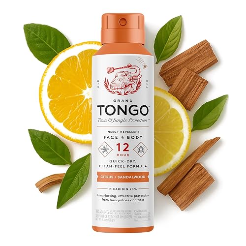 Grand Tongo DEET-Free Insect Repellent with Picaridin
