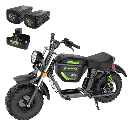 Greenworks Battery-Powered Mini Bike -25 MPH Max