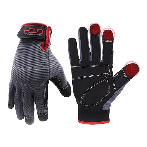 HANDLANDY Work Gloves for Men & Women