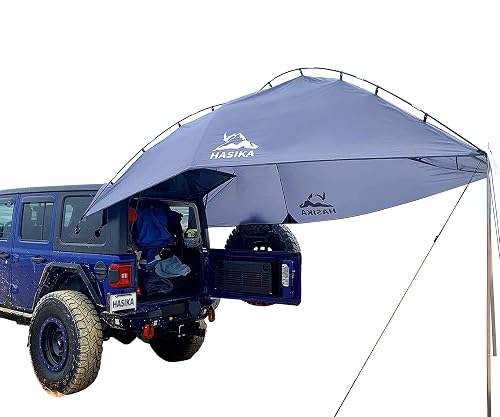 Hasika Waterproof SUV Tailgate Tent and Car