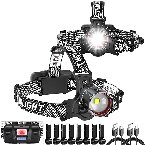 Headlamp Rechargeable Super Bright