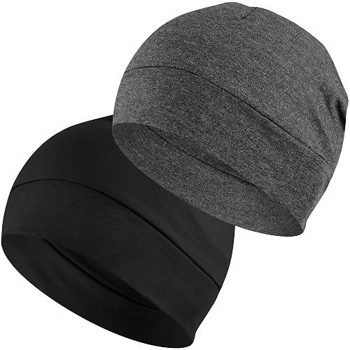 Headshion 100% Cotton Skull Caps Beanie Sleeping