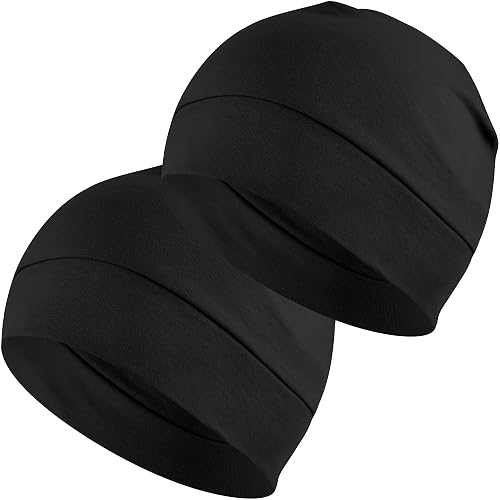 Headshion 100% Cotton Skull Caps Beanie Sleeping