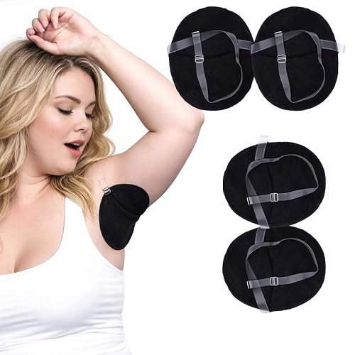 Healeved 2Pairs Comfortable Armpit Pads Wear-Resistant for