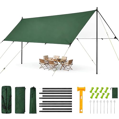Heavy Duty Waterproof Camping Tarp 15×11FT –