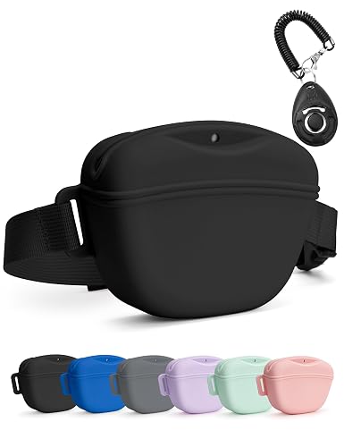 heouvo Dog Treat Pouch with Training Clicker