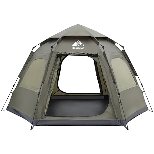 Hewolf 2/3/4 Person Camping Tent - Instant