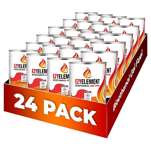 High-Performance Bioethanol Gel Fuel Cans - Clean