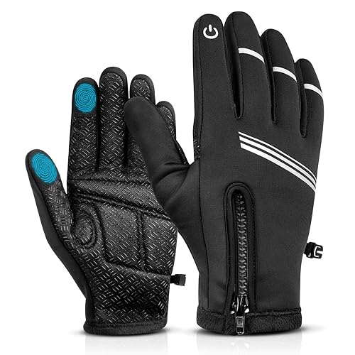 Hikenture Winter Cycling Gloves for Men and
