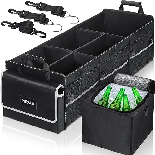 HIRALIY 4 in 1 Car Trunk Storage