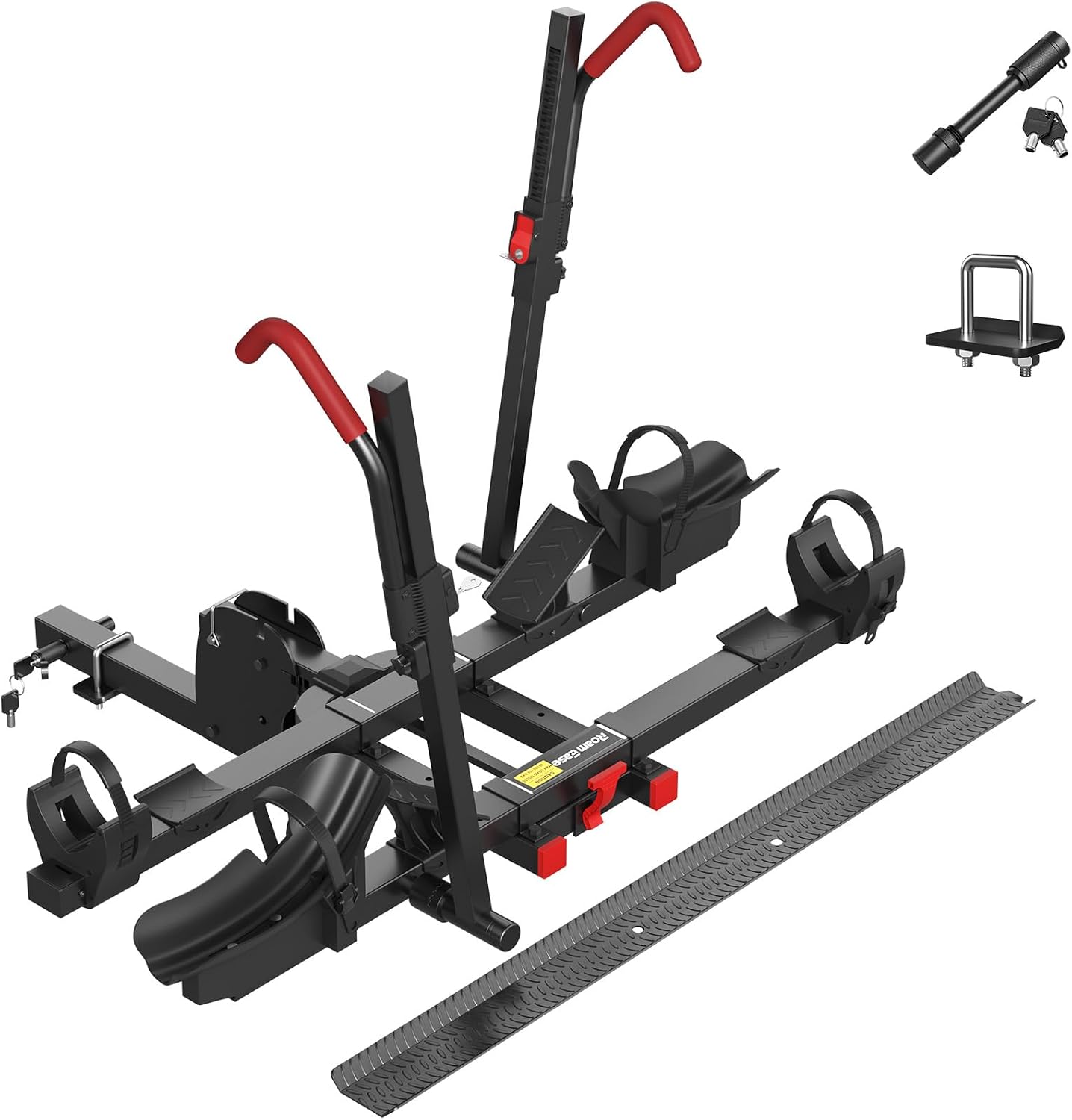 Hitch Rack with Ramp Hitch Mount