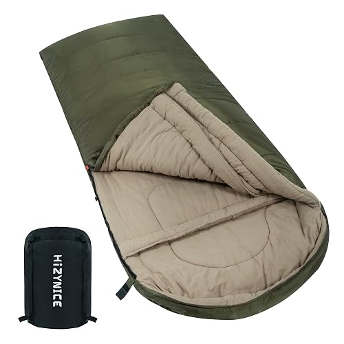 HiZYNICE Cold Weather Sleeping Bag 100% Cotton