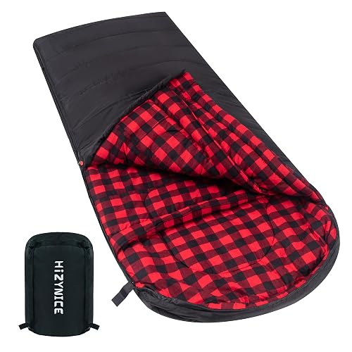 HiZYNICE Cold Weather Sleeping Bag 100% Cotton