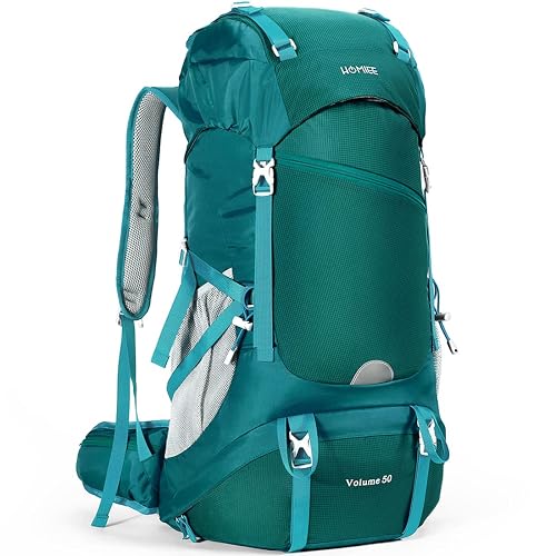 HOMIEE 50L Hiking Backpack Travel Bag Waterproof