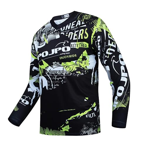 Hotlion Men's Motocross Jersey Dirt Bike Shirt