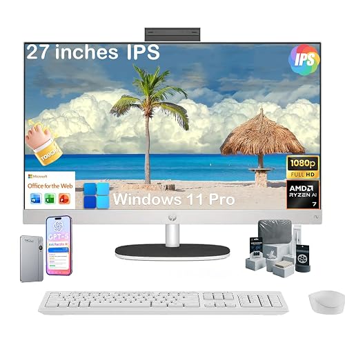 HP 27" Touchscreen All-in-One Desktop Computer