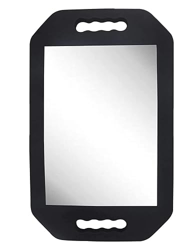 HREW Handle Mirror Large Rectangular Hand Held