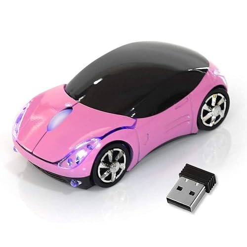 HuGuWdy Pink Wireless Car Mouse - 2.4G