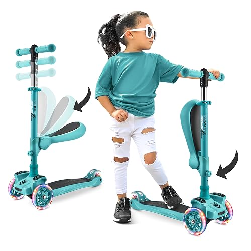 Hurtle 3-Wheeled Scooter - Wheel LED Lights