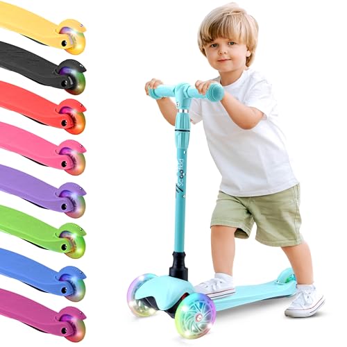 Hurtle Mini Kickboard 3 Wheel Scooter
