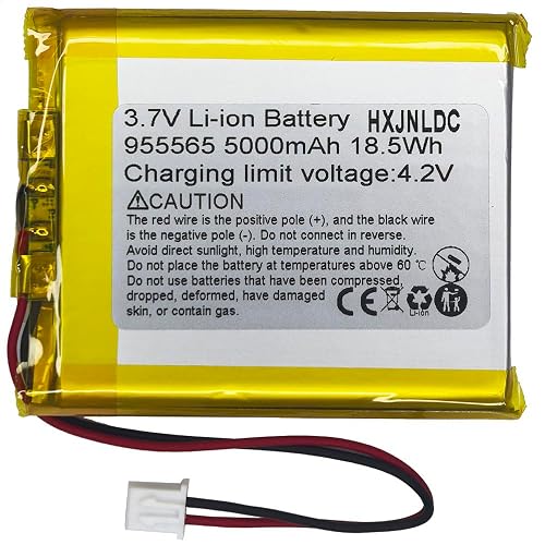 HXJNLDC DC 3. 5000mAh 955565 li-ion Lithium