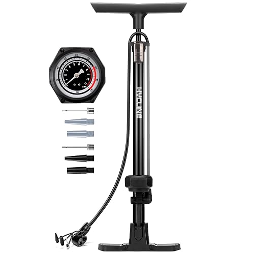 Hycline Floor Pump with Gauge: Full