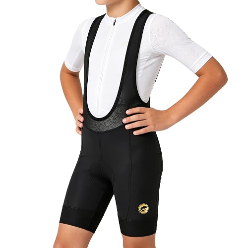 IAGUSOT Kids Cycling Bib Shorts with Straps
