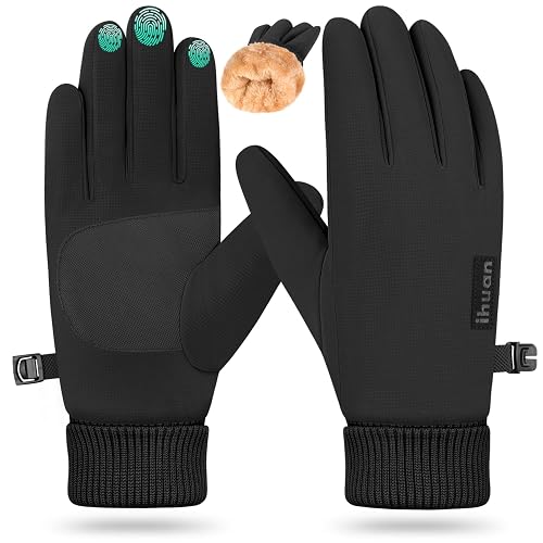 ihuan Winter Waterproof Gloves Cold Weather -