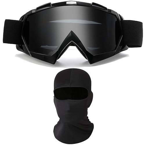 immoono Motorcycle Goggles with Face Mask