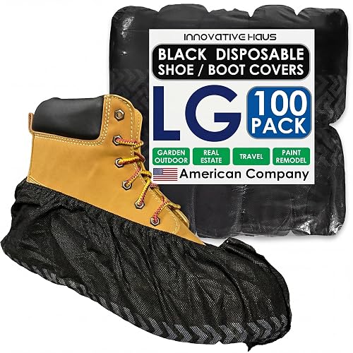 Innovative Haus 100 Pack Black Large Disposable