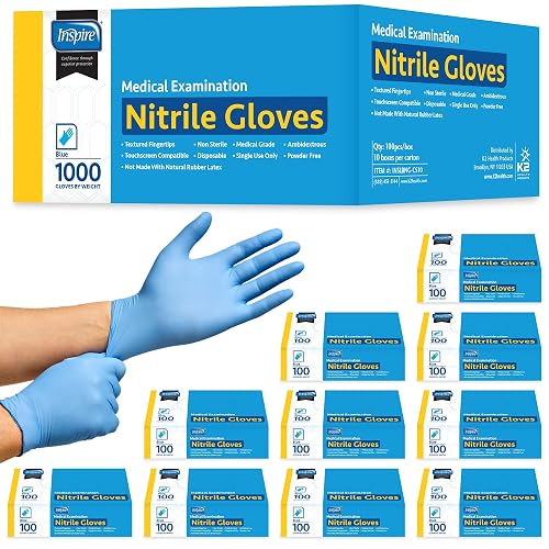 Inspire Nitrile Exam Gloves