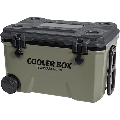 JEKO&JEKO 60QT Portable Wheeled Cooler with Ice