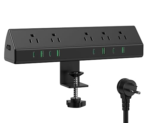Jgstkcity Desk Clamp Power Strip