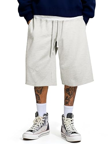 JMIERR Men's Baggy Sweat Shorts Lightweight Under