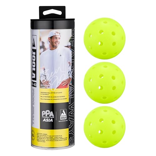 JOOLA HC-40 Hardcourt Pickleball Balls with Storage
