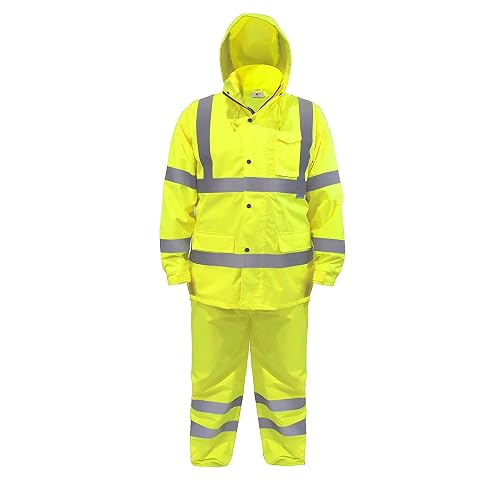 JORESTECH Safety Rain Set/Jacket Reflective High Visibility