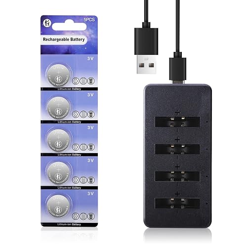 JOXIYECLTL LF2032 Rechargeable Batteries Replace CR