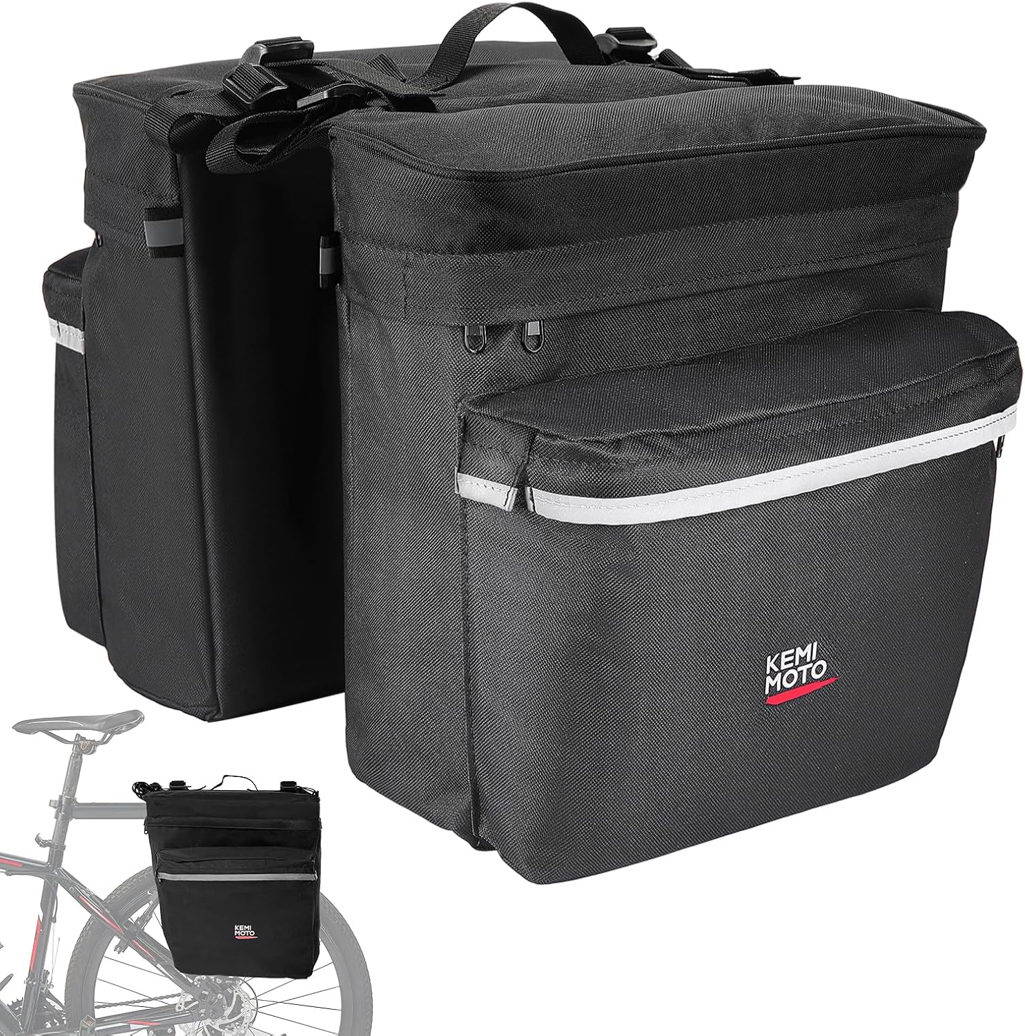 Best E-Bike Bag: KEMIMOTO Commuter Pannier & Rack Bag (2026)
