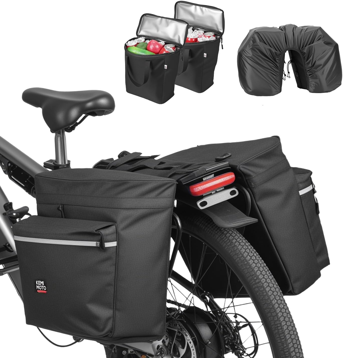 KEMIMOTO Panniers Insulated Waterproof Accessories