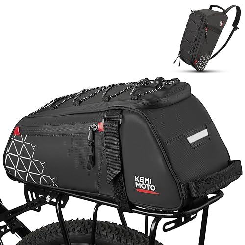 KEMIMOTO Rear Bike Rack Bag - 8L
