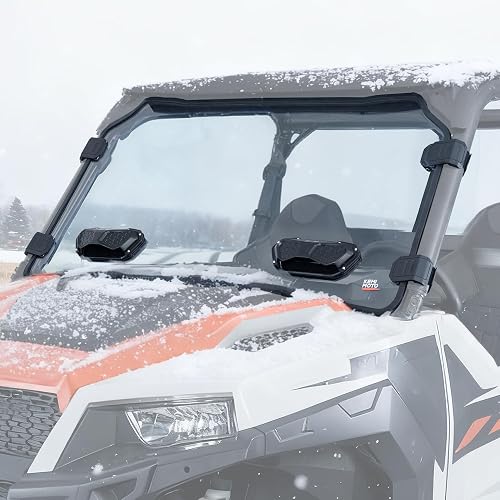 KEMIMOTO Vented Front Full Windshield Compatible with