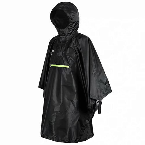 Kerio Rain Poncho with Reflective Waterproof Bicycle