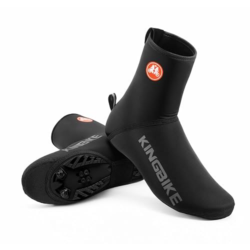 KINGBIKE Cycling Shoe Cover Winter Windproof Warmer