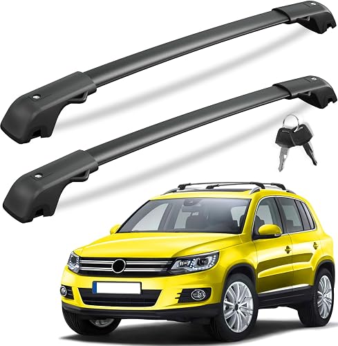 KINGGERI 300Lbs Lockable Roof Rack Cross Bars