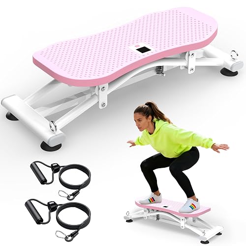 KINMAC 2-in-1 Rocking Stepper with Resistance Bands