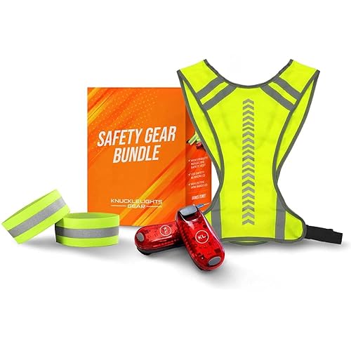 Knuckle Lights Reflective Running Gear Safety Bundle